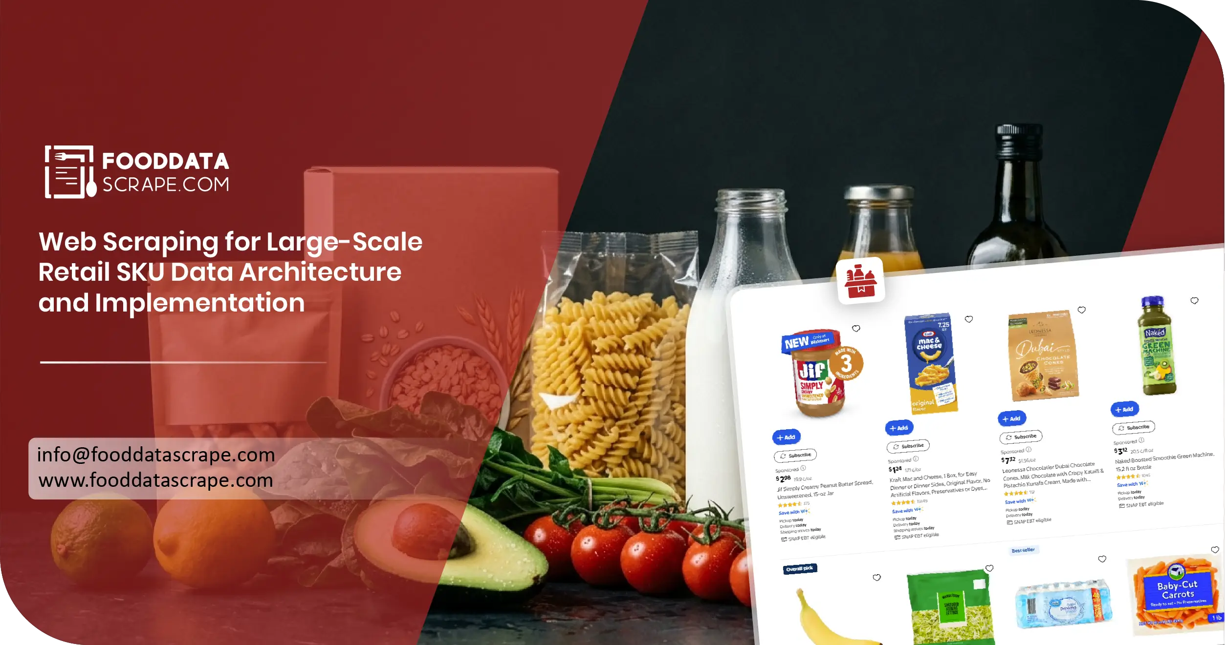 Web Scraping for Large-Scale Retail SKU Data